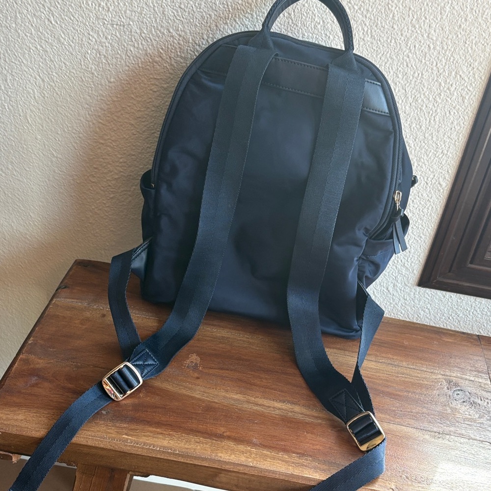 Tory Burch Navy Backpack - Picture 2 of 3
